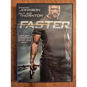 Faster (DVD, 2010), Johnson, Thornton, Action, Widescreen, Excellent Condition